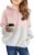 Haloumoning Girls Fuzzy Fleece Pullover Hoodies Sweatshirt Casual Loose Outwear Coat with Pockets 4-15 Years